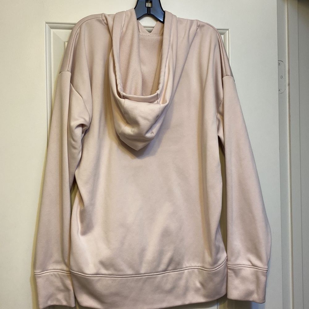 Light pink XS Under Armor Hoodie with draw strings - Picture 2 of 2